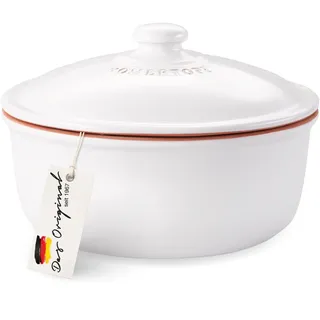 Römertopf Brot Back Topf weiß