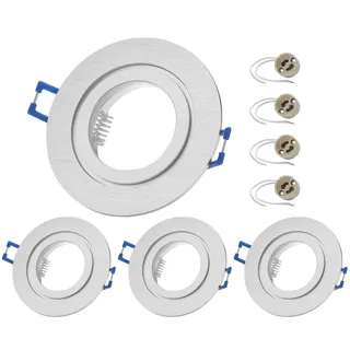 Sweet Led Einbaustrahler 4er Set rund Aluminium IP44