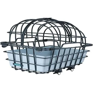 Around Hinterrad-Tierfahrradkorb Luna Schwarz