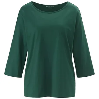 Rundhals-Shirt Gurli Green Cotton grün, 48