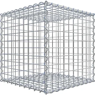 Gabiona Gabionenkorb 50 cm x 50 cm x 50 cm Maschenw 5 cm x 5 cm