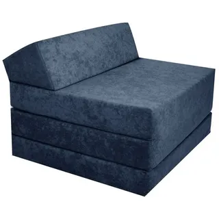 FORTISLINE Klappmatratze 200x70x10 cm mit Kopfteil, 3-teilige Faltmatratze, Gästematratze und Reisematratze, Schaumstoffmatratze mit waschbarem Bezug, Oeko-TEX, hergestellt in der EU