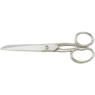 Kiesel Allzweckschere 180mm vernickelt, 1 rundes und 1 langes Griffauge KIESEL