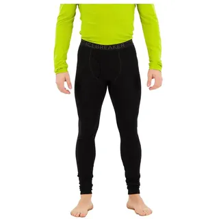 Icebreaker 260 Tech Merino Fly Baselayer-hose - Black / Monsoon - S