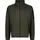 Fleece Jacke Herren Olive/Schwarz XL