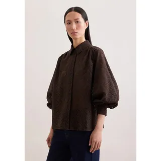 Seidensticker Hemdbluse Braun L