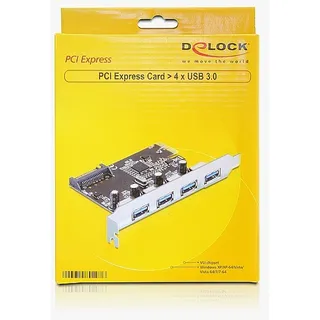 DeLock PCI Express Karte > 4 x USB 3.0