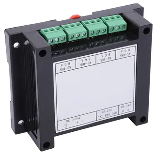 YUYTE Modbus-Splitter-Repeater, Repeater, Fotoelektrische Isolierung in Industriequalität, 4-Kanal-Hub-Sharer-Splitter mit 2500 M