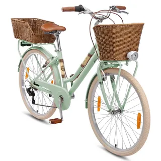 Bikestar City Fahrrad 26 Zoll RH 40,6 cm Damen mint