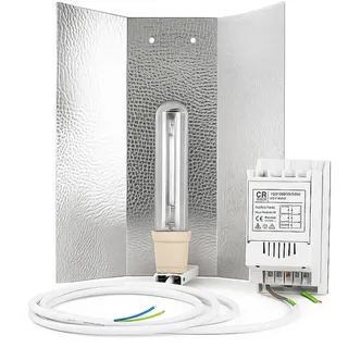 Weedness Grow Lampe Set 1000 Watt NDL für Blütehpase – Anbau Indoor Pflanzenbeleuchtung Pflanzenlampe Box Natriumdampflampe NDL HPS