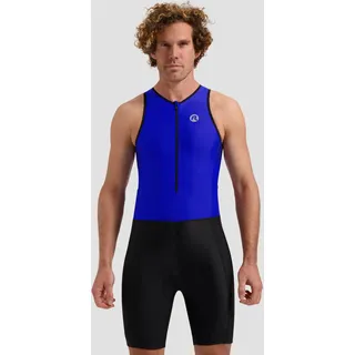 Triathlonanzug Herren Triathlon Florida Trisuit schwarz|blau M