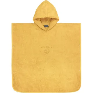 Normani Kinder Baumwoll Badeponcho Manama in Gelb | Gr.: 75 x 75 cm