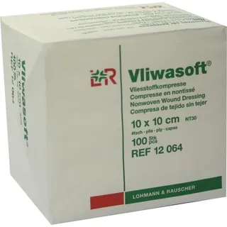 Lohmann & Rauscher Vliwasoft Vlieskompresse unsteril 10x10 100 st