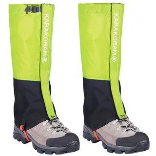 Gamaschen Wasserdicht Wandern Breathable Leg Guards Gaiter for Outdoor Regengamaschenr Fahrrad Climbing Trekking Snow Hiking (Grün, XXS (32-34))