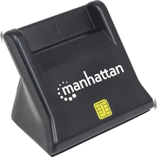 Manhattan USB Smart/SIM Card Reader mit Standfuß