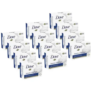DOVE Gesichtsseife Dove Beauty Cream Bar reinigt, spendet Feuchtigkeit und pflegt, 90 g, 12-tlg., Dove – sulfatfreie Badeseife für weiche und geschmeidige Haut 90 g