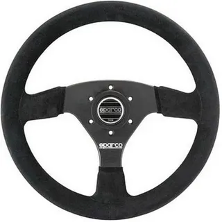 Sparco 015R323PSNR Rennlenkräder, 323 Bestritten, Durchmesser 30 mm Unique Schwartz