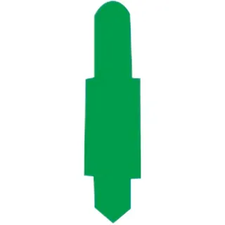 Elba Stecksignal, hellgrün