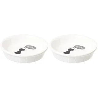 Trixie Keramiknapf Katze 0,25 l/ø 13 cm, weiß