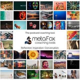 metaFox | Original | Postkartenset mit 52 Karten für Freundschaft und Coaching