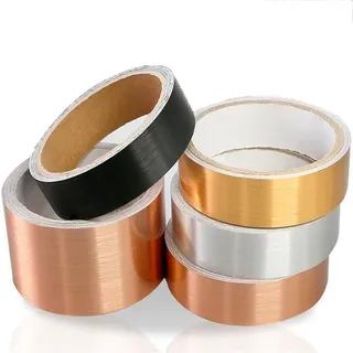 GQQGSHOP Selbstklebende Bordüre Tapete, PVC wasserdichte Tapete Bordüre Dekoration, Türrahmen Wandkantenschutz Home Wanddekoration für Wohnzimmer Badezimmer Küche Fliesen(Rose Gold,50M(L) x2CM(W))