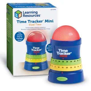 Learning Resources Time Tracker Mini – Visueller Timer für Kinder mit Licht- und Tonsignalen, Lernhilfe für Klassenzimmer & Zuhause