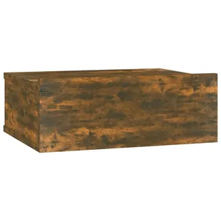 vidaXL Hängender Nachttisch Räuchereiche 40x30x15 cm Holzwerkstoff