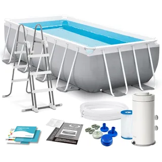 Intex Prism Frame Pool Set 400 x 200 x 100 cm inkl. Filterpumpe