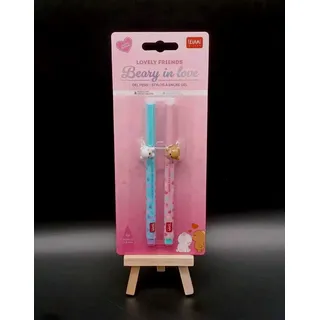 Legami Löschbarer Gelstift Lovely Friends Bear Love 2 St.