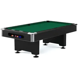 Automaten Hoffmann Billardtisch ""Club Pro III"", EuroSpeed, Grün, 7 ft (Spielfeld 198x99 cm)