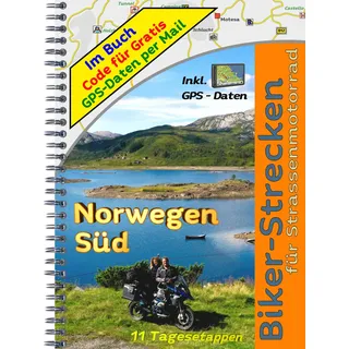 2 Wochen durch Süd - Norwegen Motorradtour (inkl. GPS NAVI Roten auf CD ): Reiseführer / Motorradtour für Süd - Norwegen mit einer CD für Navi - Routen