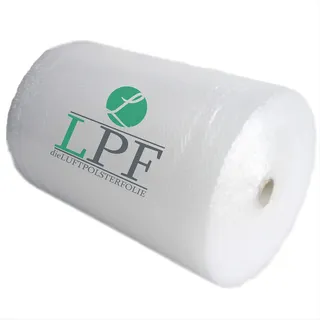 LPF dieLUFTPOLSTERFOLIE | Luftpolsterfolie 50cm x 25m Rolle - Verpackungsfolie Luftpolster Rolle Polsterfolie Knallfolie Polstermaterial Transparent