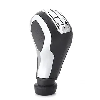 NEZIH Schaltsack Verchromter Schaltknauf für Peugeot 106 206 206CC 207 307 308 408 607 608 Auto Getriebekopf