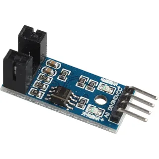 HALJIA LM393 Komparator Speed Sensor Erkennungsmodul LM393 Chip Slot Motor Messung Kompatibel mit MCU ARM Arduino