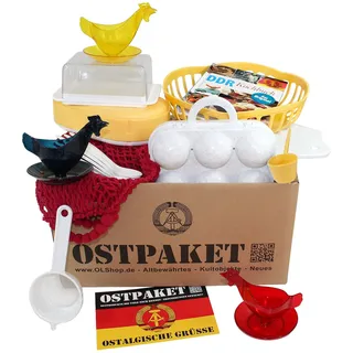 OLShop AG Ostpaket Haushalt mit 13 typischen Kultprodukten aus der DDR Geschenkidee
