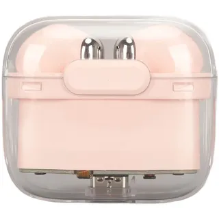 Focket J207 Sprachübersetzer Ohrhörer, 144 Sprachen Instant Voice Language Translator Device Bidirektionale Simultanübersetzung, Offline Übersetzung Online Übersetzung mit APP Touch (Rosa)