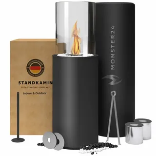 Monster24 Standkamin schwarz