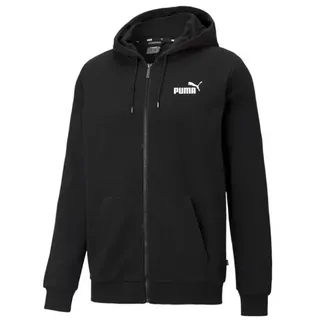 Puma Essentials Small Logo Full-Zip Hoodie Herren - schwarz-XL