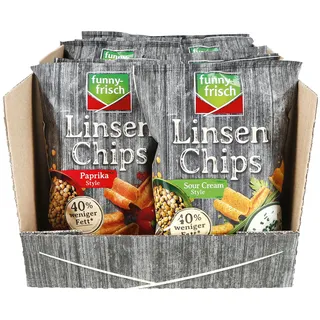 funny-frisch Linsenchips 90 g, verschiedene Sorten, 12er Pack