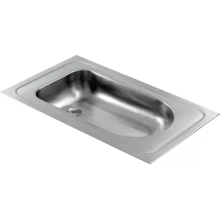 KWC Babybadewanne, CAMPUS, Edelstahl, 915x550x150 mm, Einlegemontage,