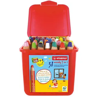 Buntstift 38 St. inkl. Spitzer und Pinsel