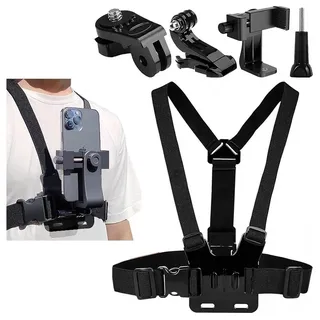FELIXLEO Handy-Halterung Multifunktions-Handy-Brusthalterung Gurthalter Verstellbarer, (1-tlg)