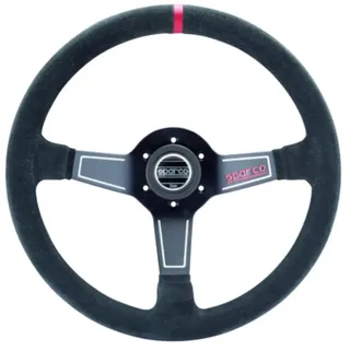 Sparco Universelles Sportlenkrad 'L575 Monza' - Schwarz Wildleder- Diameter 350mm