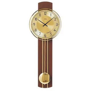 AMS Pendeluhr 22 cm 7115/1 braun