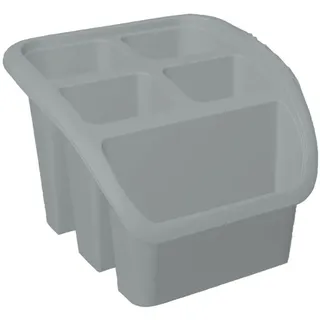 KEEEPER Besteckabtropfer pino PP nordic-grey - Besteckablage, 16x16x12cm, Nordgrau