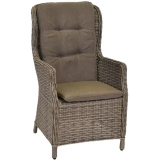 Merxx Riviera Hochlehner 83 x 66 x 110 cm grau