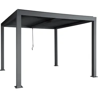 Anthrazit 11 cm Alu-Gestell 3 x 3 m