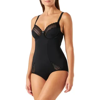SASSA Damen Formender Body Body 989, Gr. 38 (Herstellergröße: 75B), Schwarz (Schwarz 500)
