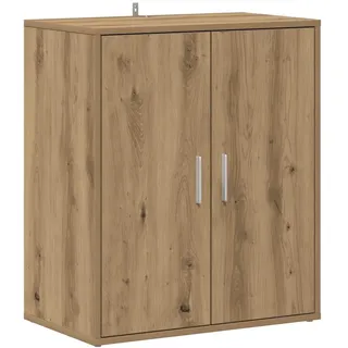 vidaXL Artisan-Eiche Schuhregal 60x35x70 braun