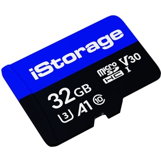 iStorage microSD Card 32GB, Encrypt Data stored on iStorage microSD Cards Using datAshur SD USB Flash Drive, Compatible with datAshur SD Drives only